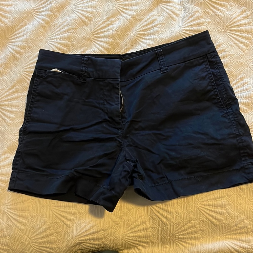 J Crew navy chino shorts